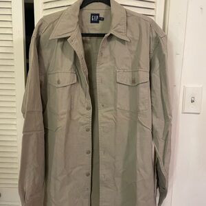 GAP Men's Light Brown Shirt Jacket